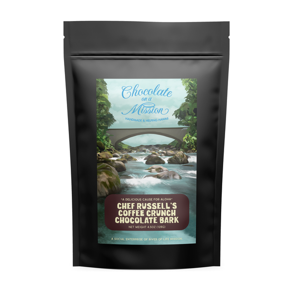 I-Chef Russell's Coffee Crunch Chocolate Bark 4.5oz Gift Bag